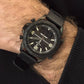 TIMEX EXPEDITION PIONEER TW4B17000 - MEN'S RUGGED BLACK SILICONE & BRASS ADVENTURE WATCH-4