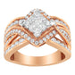 Two-Tone 10KT Gold Diamond Bypass Cocktail Ring (1 1/2 cttw, H-I Color, I1-I2 Clarity)-0