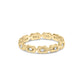 10K Yellow Gold 1/10 Cttw Paperclip Style Link Band Ring (H-I Color, I1-I2 Clarity)-0