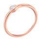 14K Rose Gold Plated .925 Sterling Silver Miracle Set Diamond Ring (1/20 Cttw, J-K Color, I1-I2 Clarity)-0