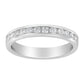 14K White Gold 1/2 cttw Diamond Band Ring (I-J Color, I2-I3 Clarity)-0