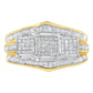 10KT Two-Toned Gold Diamond Ring (1 cttw, H-I Color, SI1-SI2 Clarity)-0