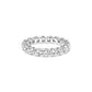 14K White Gold 4.00 Cttw Round Lab-Grown Diamond Eternity Band Ring (F-G Color, VS1-VS2 Clarity)-0