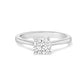 14K White Gold 1.0 Cttw Round Lab Grown Diamond Eagle Claw 4-Prong Set Solitaire Engagement Ring (F-G Color, VS2-SI1 Clarity)-0