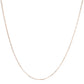 Unisex Solid 14K Gold 1.5mm Paperclip Chain Necklace - Choice of Length and Metal Color