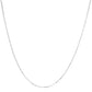 Unisex Solid 14K Gold 1.5mm Paperclip Chain Necklace - Choice of Length and Metal Color