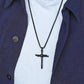 Men'S Nail Cross Necklace Stainless Steel Cross Pendant Necklace Christian Jewelry Gift for Men