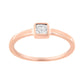 14K Rose Gold Plated .925 Sterling Silver 1/20 cttw Miracle Set Diamond Promise Ring (J-K Color, I1-I2 Clarity)-1