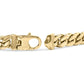 10K Yellow Gold 1.00 Cttw Diamond Miami Cuban Link Men's Bracelet (H-I Color, I1-I2 Clarity) - 8.5 Inches