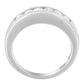 14K White Gold 3/4ct. TDW Diamond Channel Band Ring (H-I, I1-I2)