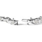 14K White Gold 1.00 Cttw Princess-Cut Diamond Link Bracelet (I-J Color, I1-I2 Clarity) - Size 7.25-1