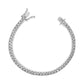 14K White Gold 3.0 Cttw Miracle Set Round-Cut Lab Grown Diamond Illusion 7" Tennis Bracelet (F-G Color, VS2-SI1 Clarity)-1