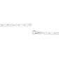 Unisex Solid 14K Gold 2.5mm Paperclip Chain Necklace