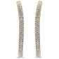 18K Rose Gold 6.90 Cttw Pave Set Diamond Inside Out Eternity Hoop Earrings (F-G Color, VS1-VS2 Clarity)-1