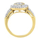 10kt Yellow Gold Diamond Cocktail Ring (1 cttw, H-I Color, SI2-I1 Clarity)-2