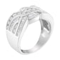 10K White Gold Diamond Bypass Ring (1 Cttw, H-I Color, I1-I2 Clarity)-2