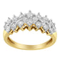 10K Yellow Gold Round Diamond Ring (1 cttw, J-K Color, I1-I2 Clarity)-2