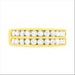 10K Yellow Gold Two-Row Diamond Band Ring (1 Cttw, J-K Color, I1-I2 Clarity)-2