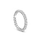 14K White Gold 2.00 Cttw Lab-Grown Diamond Eternity Band Ring (F-G Color, VS1-VS2 Clarity)-2