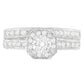 14K White Gold 1 ct. TDW Round Cut Diamond Ring (G-H, I1-I2)-2