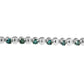 14K White Gold Round-Cut Blue Diamonds Bracelet (3.00 cttw, Blue Color, Clarity)-2