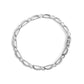 14K White Gold 1.00 Cttw Princess-Cut Diamond Link Bracelet (I-J Color, I1-I2 Clarity) - Size 7.25-2