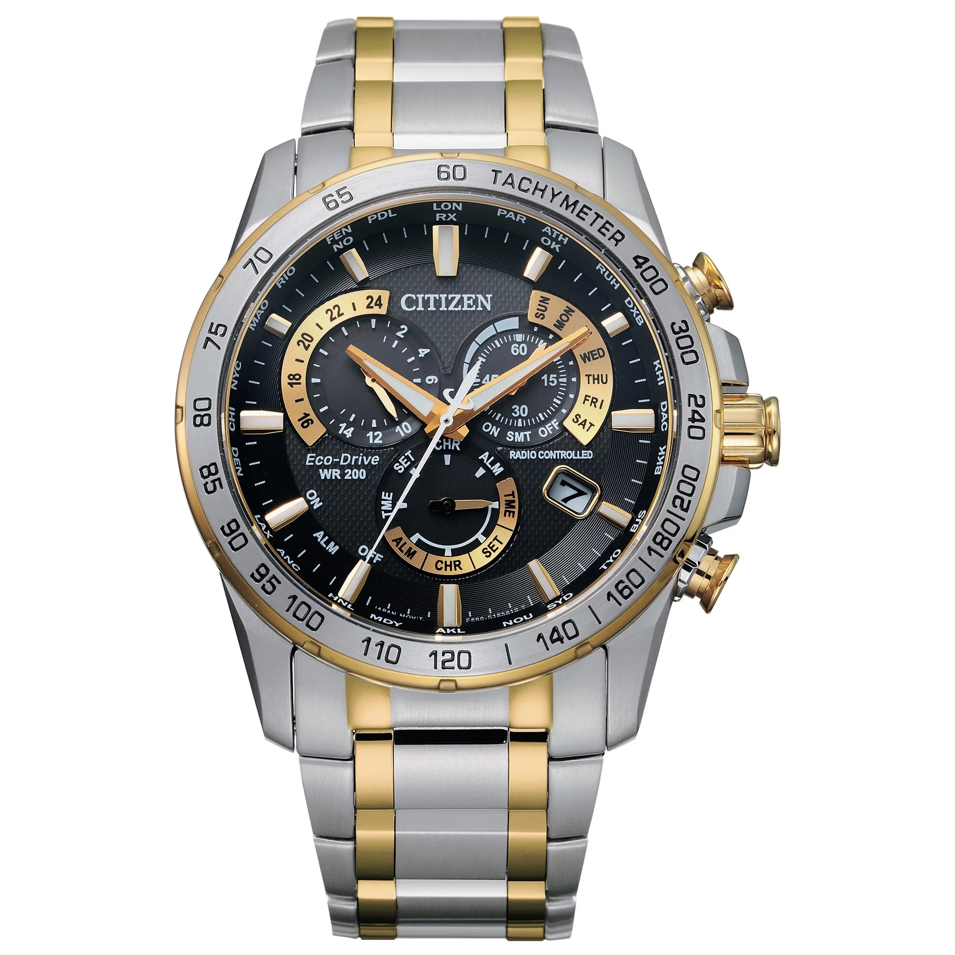 Men'S Eco-Drive PCAT at Chronograph Watch CB5894-50E