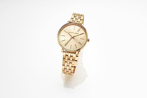 Michael Kors Pyper Three-Hand Gold-Tone Stainless Steel Women's Watch (Model: MK3898)