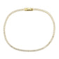 3W1683 - Gold Brass Bracelet with AAA Grade CZ in Clear-2