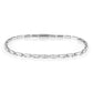 3W1715 - Rhodium Brass Bracelet with AAA Grade CZ in Clear-0