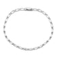 3W1715 - Rhodium Brass Bracelet with AAA Grade CZ in Clear-2