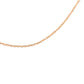 10K Gold 0.5 mm Slender & Dainty Fine Rope Chain Necklace