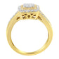 10KT Yellow Gold Diamond Cocktail Ring (5/8 cttw, H-I Color, SI2-I1 Clarity)-3