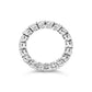 14K White Gold 4.00 Cttw Round Lab-Grown Diamond Eternity Band Ring (F-G Color, VS1-VS2 Clarity)-3