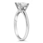 14K White Gold 1.0 Cttw Princess Lab-Grown Diamond Solitaire Engagement  Ring (F-G Color, VS1-VS2 Clarity)-3