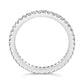 14K White Gold Shared Prong Set Round Diamond Eternity Band Ring (G-H Color, SI1-SI2 Clarity)