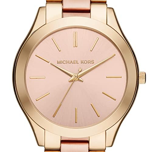 Michael Kors Slim Runway Women's Watch, Stainless Steel Bracelet Watch for Women