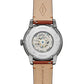 Fossil Townsman Men's Automatic Watch with Mechanical Movement and Skeleton Dial