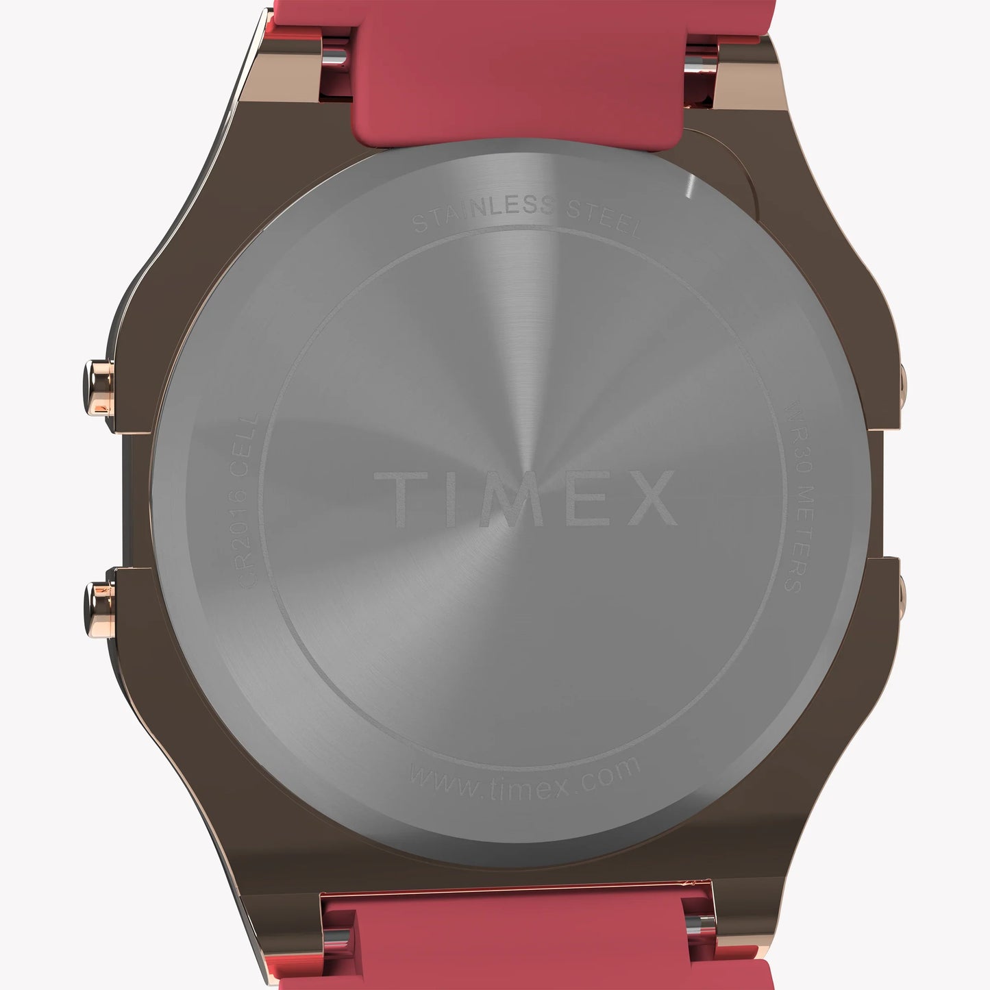 TIMEX T80 ROSE GOLD PINK: RETRO CHIC & FUNCTIONALITY UNISEX WATCH-3