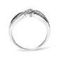 925 Sterling Silver Diamond Accent Bypass and Split Shank Band Ring (I-J Color, I2-I3 Clarity)-4