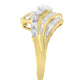 10K Yellow Gold Round and Baguette Diamond-Cut Ring (1/2 Cttw, I-J Color, I1-I2 Clarity)-4