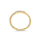 10K Yellow Gold 1/10 Cttw Diamond 5 Stone Braided Shank Band Ring (I-J Color, I2-I3 Clarity)-4