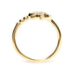 10K Yellow Gold 1/10 Cttw Diamond  Palm Tree Statement Ring (H-I Color, I1-I2 Clarity)-4