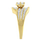 14K Yellow Gold Diamond Cocktail Bypass Ring (1 1/2 Cttw, H-I Color, SI2-I1 Clarity)-4