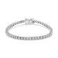 14K White Gold 3.0 Cttw Miracle Set Round-Cut Lab Grown Diamond Illusion 7" Tennis Bracelet (F-G Color, VS2-SI1 Clarity)-4