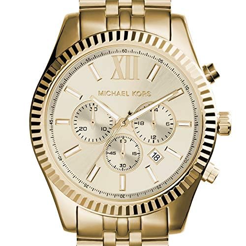 Michael Kors Lexington Men's Watch, Stainless Steel Bracelet Watch for Men