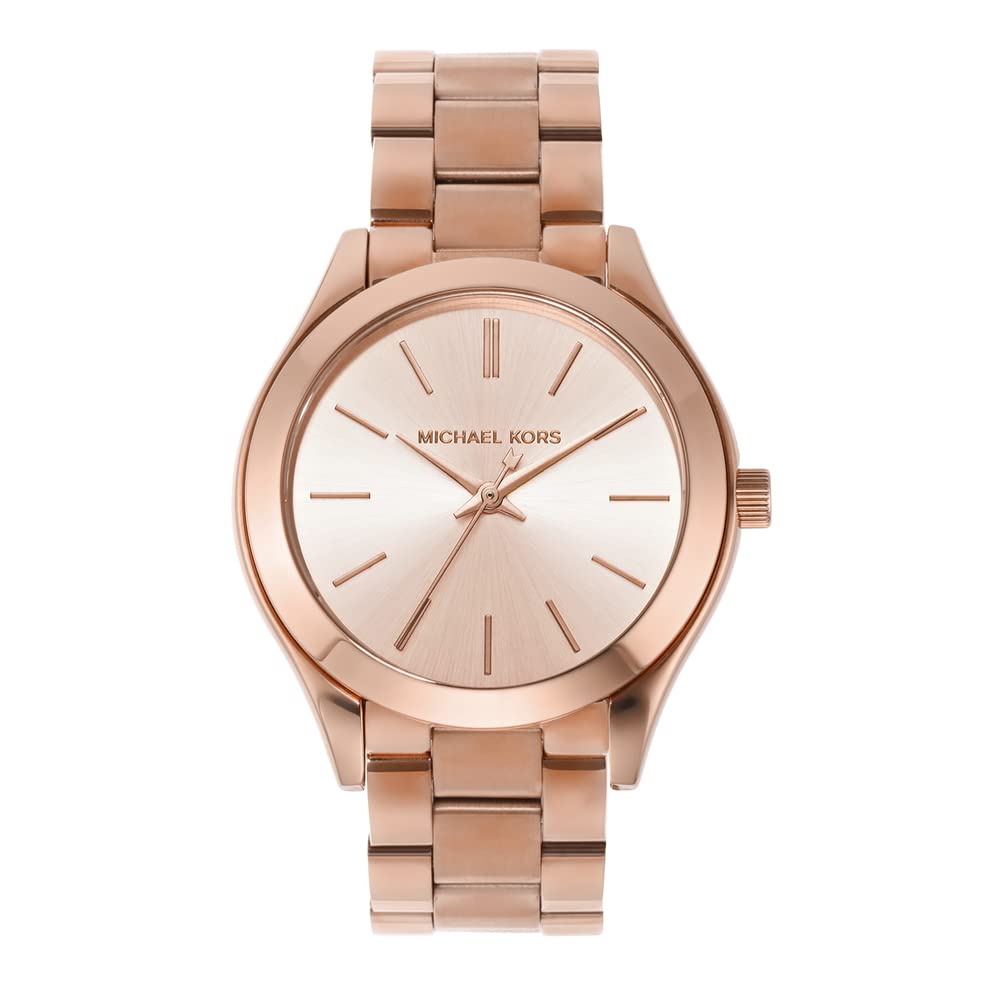 Michael Kors Slim Runway Women's Watch, Stainless Steel Bracelet Watch for Women