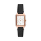 Fossil Raquel Women's Watch with Rectangular Case and Stainless Steel Bracelet or Leather Band