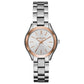 Michael Kors Slim Runway Women's Watch, Stainless Steel Bracelet Watch for Women