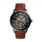 Fossil Townsman Men's Automatic Watch with Mechanical Movement and Skeleton Dial